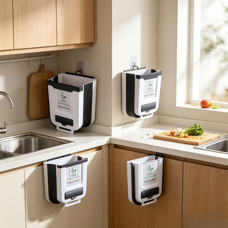 Настенное тонкое складное плас – обзор и цена Commercial Kitchen Bin
